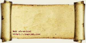 Žaklina Kovandžić vizit kartica